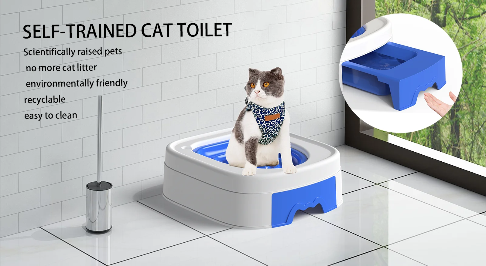 treinador sanitário para cães e gatos