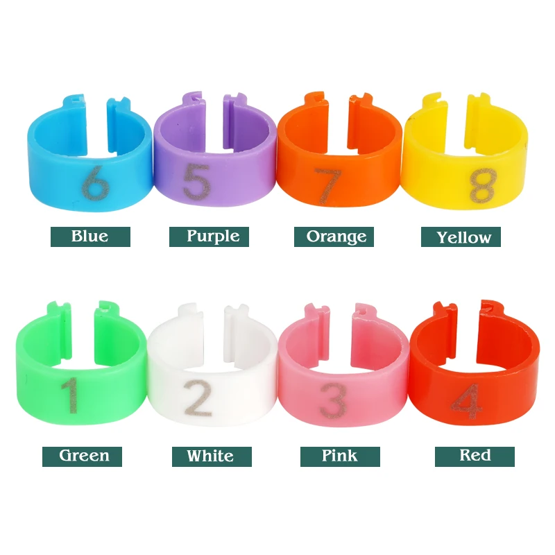 Anel de Perna para Aves 16mm/20mm com Numeração para Identificação - Imagem 4