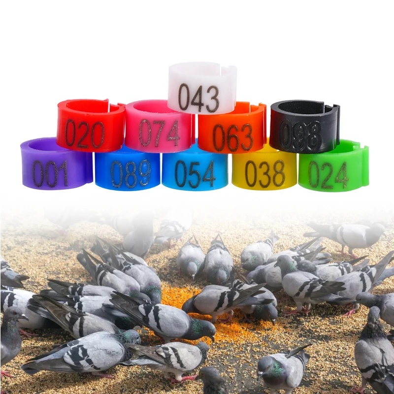 Anel de Identificação para Pombos 9mm com Numeração 1-100 - Imagem 4