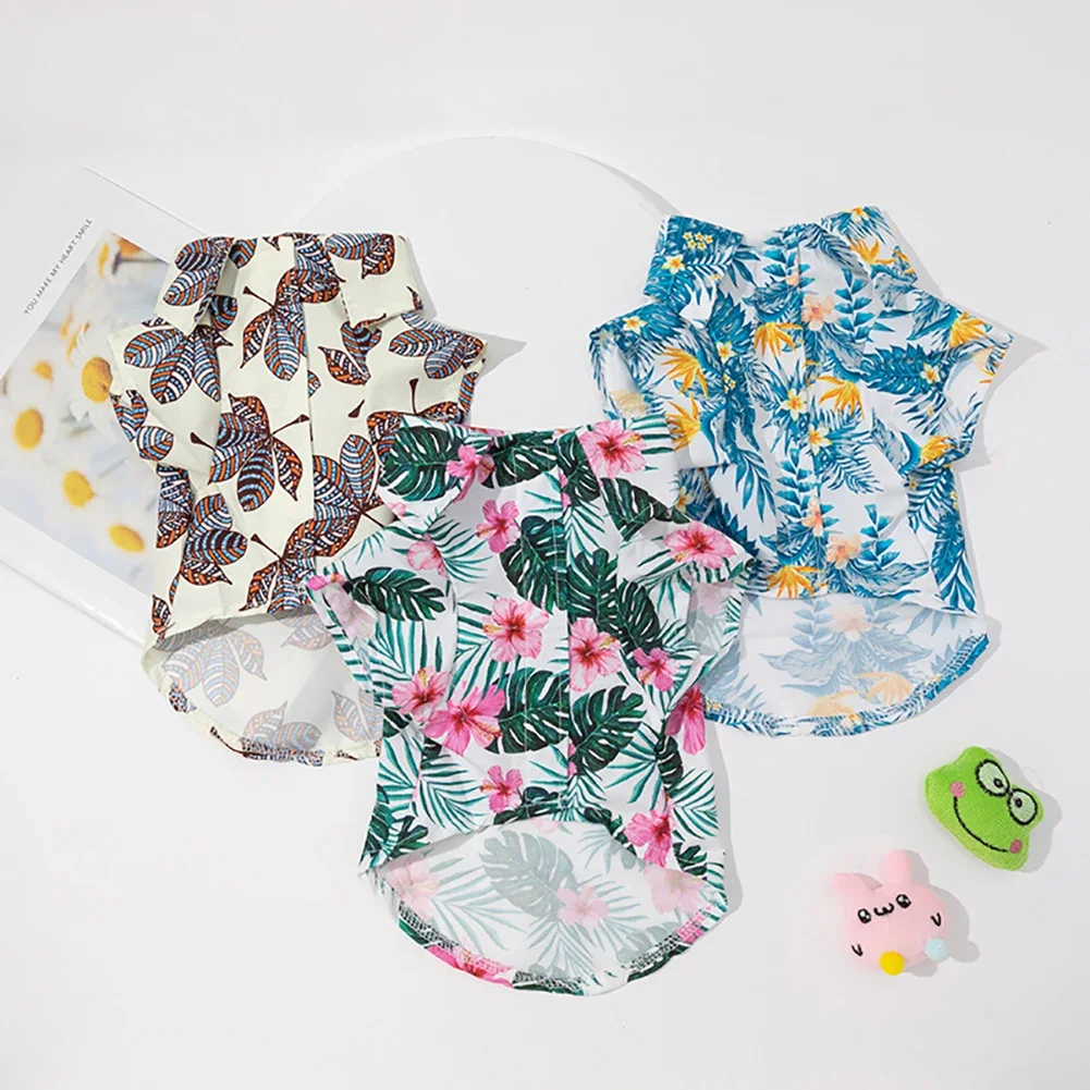 Camisa Pet Estampa Havaiana para Cães Pequenos e Médios - Image 6