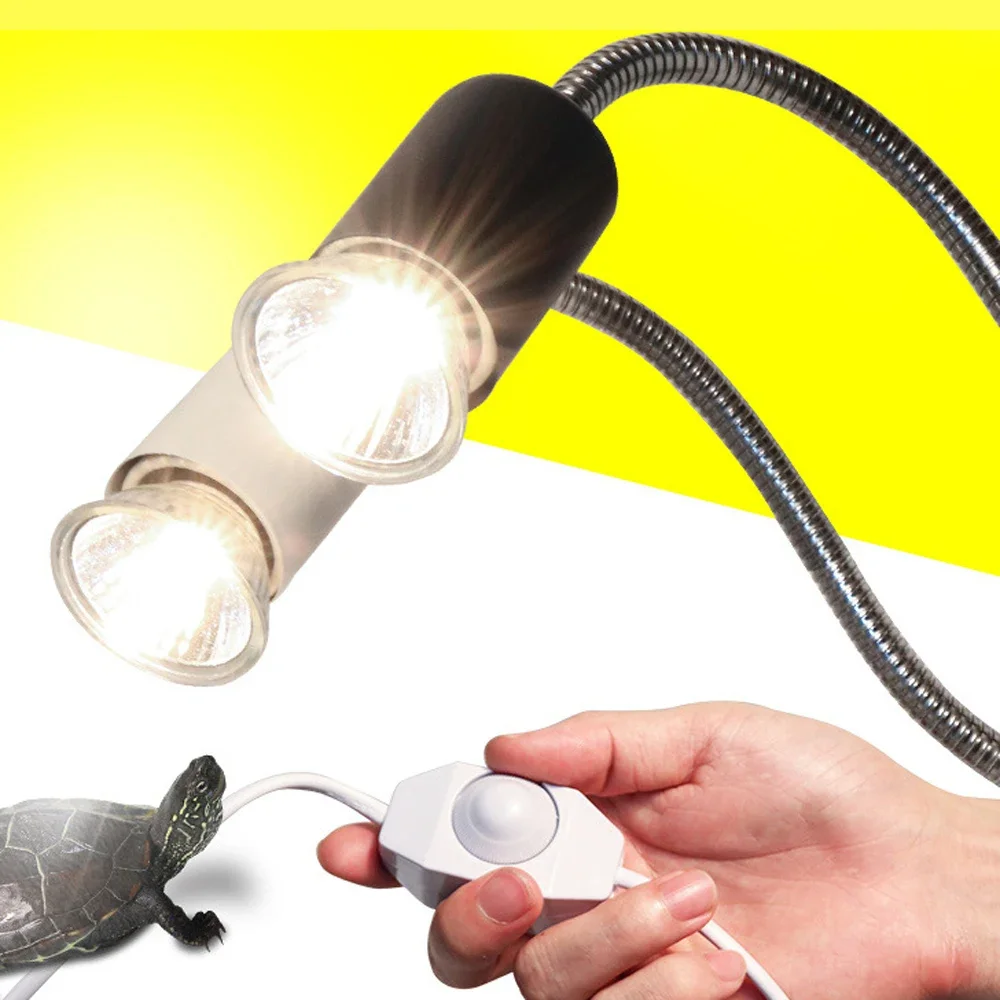 Lâmpada UVA UVB para Répteis com Suporte de Clipe e Termômetro - Imagem 5