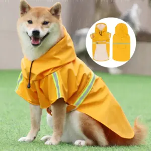 capa de chuva para cães grandes
