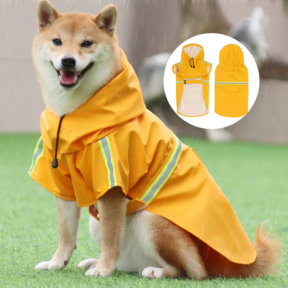 capa de chuva para cães grandes