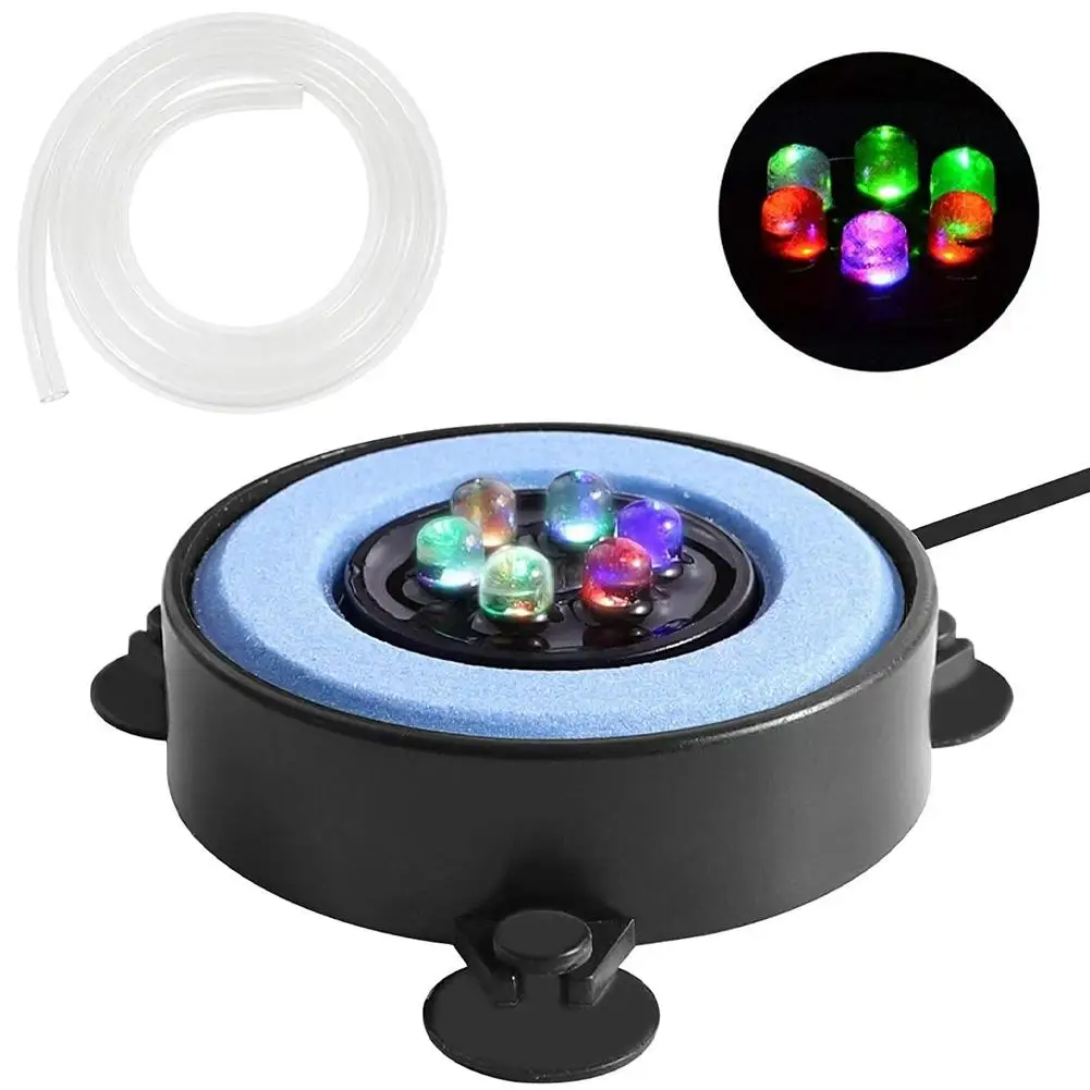 Luminária LED Subaquática para Aquário com Bolhas de Ar Coloridas - Imagem 6
