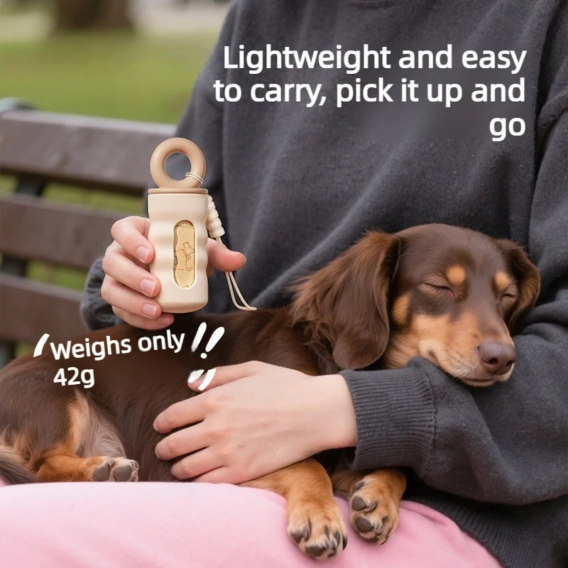 Dispensador Portátil para Sacos de Cocô de Cães e Gatos - Imagem 3