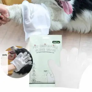 luva descartável para banho de cães e gatos