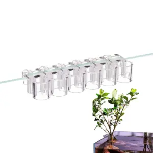 suporte para plantas de aquário transparente