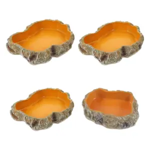tigela para répteis de resina
