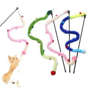 varinha teaser para gatos com pena