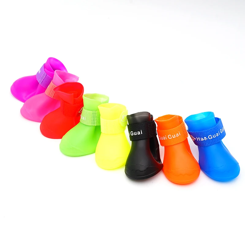 Sapato de Chuva para Cães e Gatos de Silicone Antiderrapante - Imagem 5