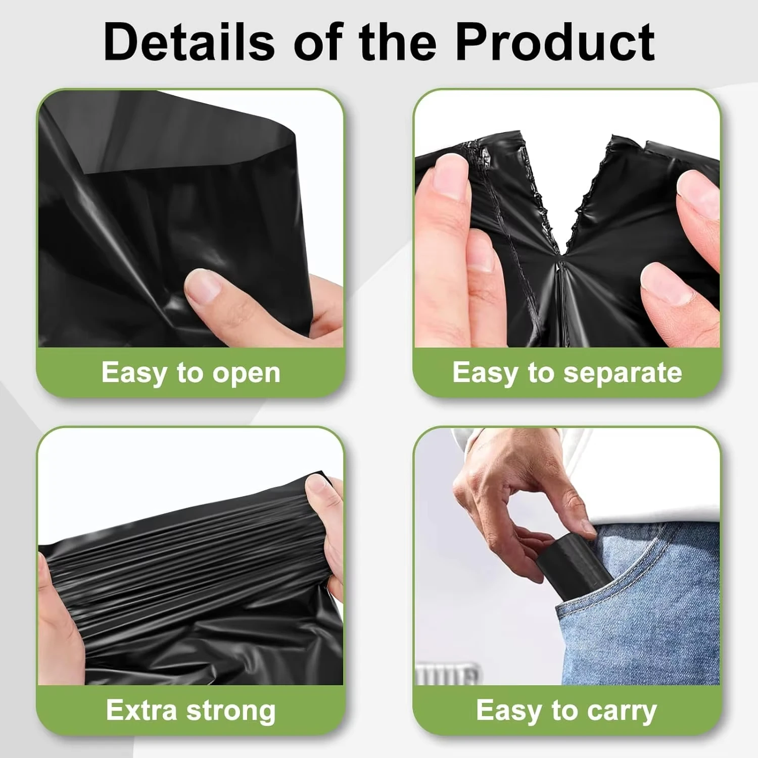 Sacos para Cocô de Cachorro Duráveis e à Prova de Vazamentos - Imagem 2