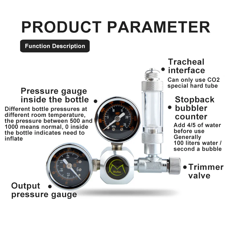 Regulador de CO2 para Aquário com Válvula Solenoide e Válvula de Retenção - Imagem 3