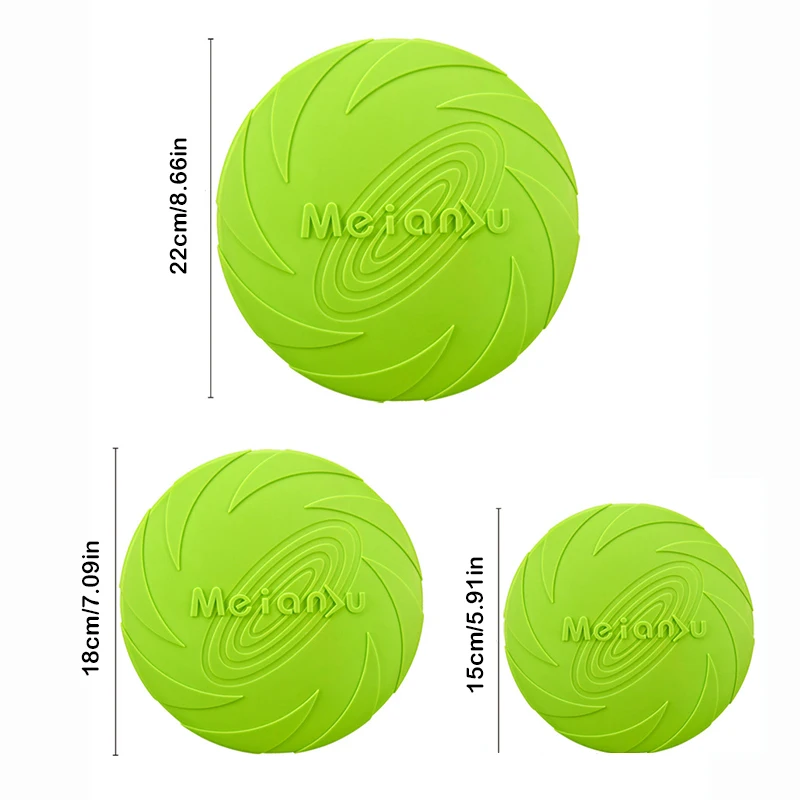 Brinquedo Disco Voador para Cães de Silicone Macio para Jogar ao Ar Livre - Imagem 5