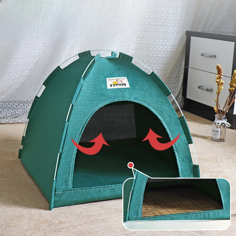Tenda Dobrável para Gatos e Cães 110 cm Portátil Respirável - Imagem 4
