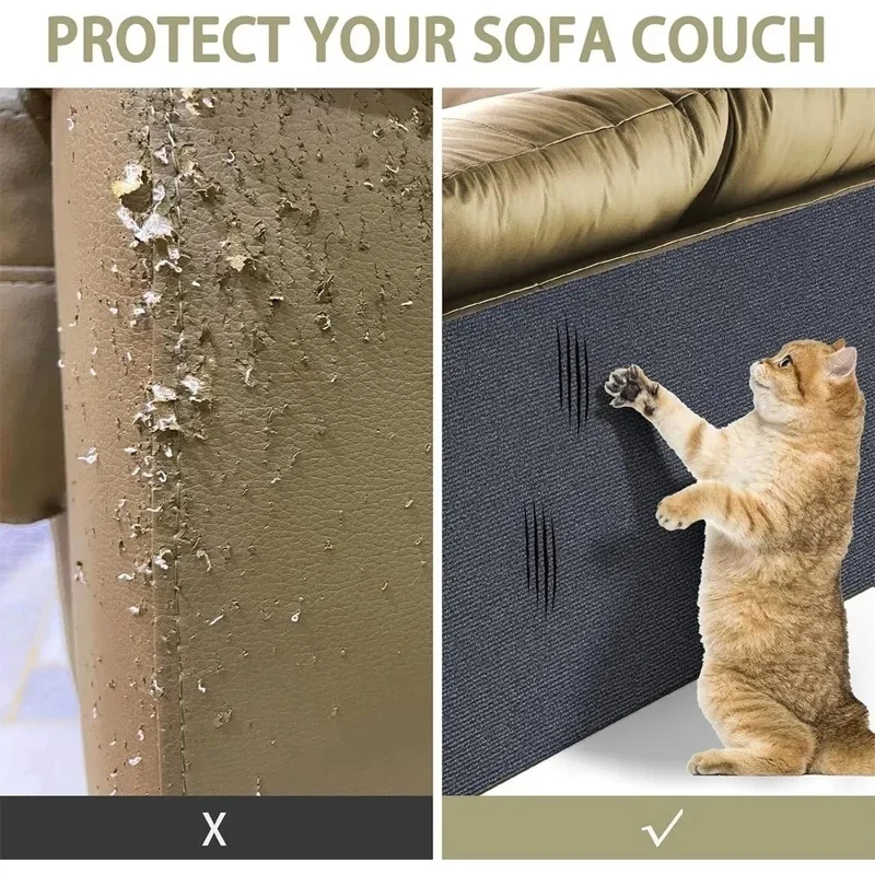 Tapete Protetor para Gatos Autoadesivo Aparável para Sofá - Imagem 2