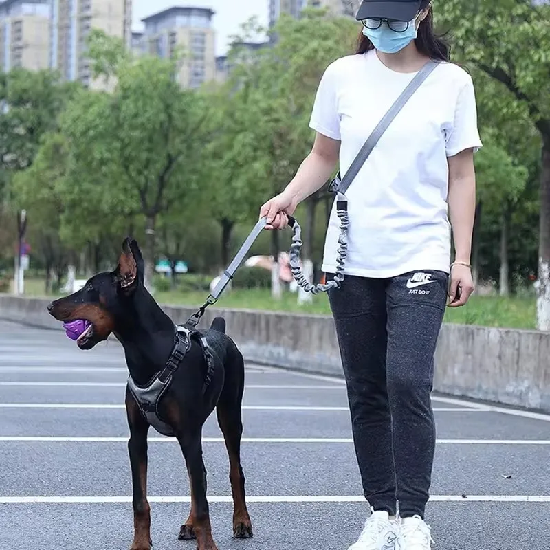 Coleira Mãos Livres para Cães Ajustável para Passeio e Corrida - Image 3
