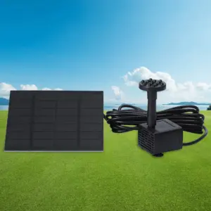 bomba solar para lago com bicos