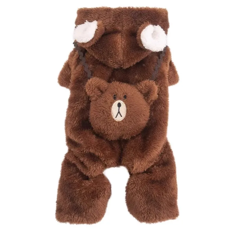 Roupa para Cães Pequenos e Médios de Lã Forrada Quente para Inverno - Imagem 5