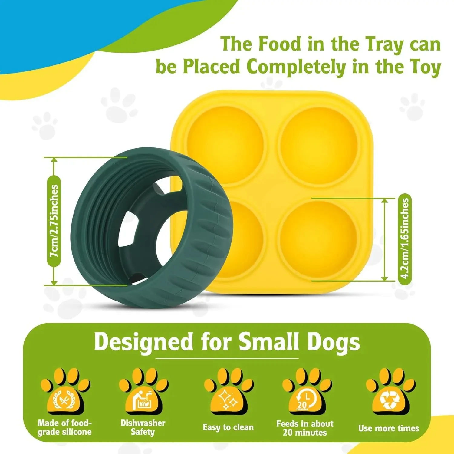 Brinquedo Funil para Cães com Dispenser de Petiscos - Imagem 6