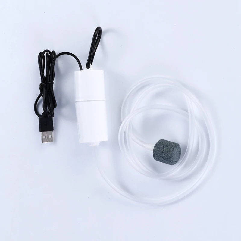 Bomba de Ar USB para Aquário 1 W com Pedra Difusora e Tubo de Silicone - Imagem 4