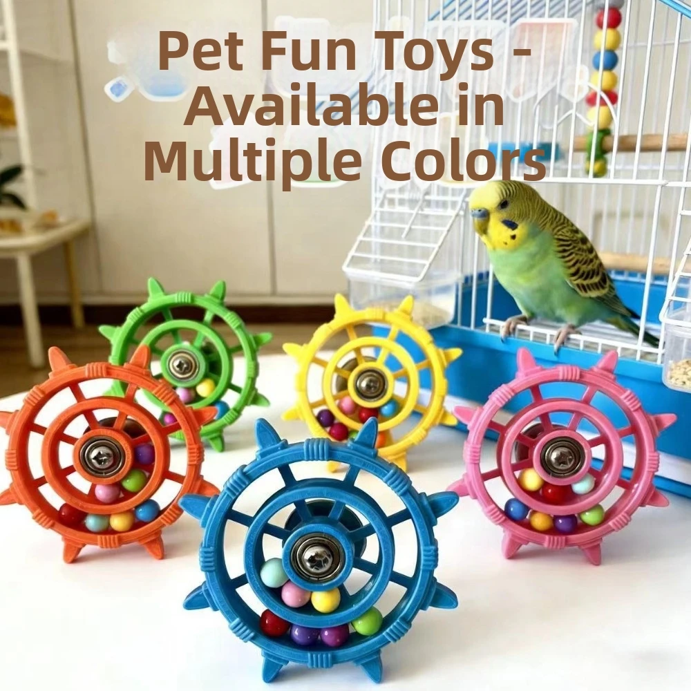 Brinquedo Giratório para Pássaros de PETG com 9,6 cm para Gaiola - Imagem 5