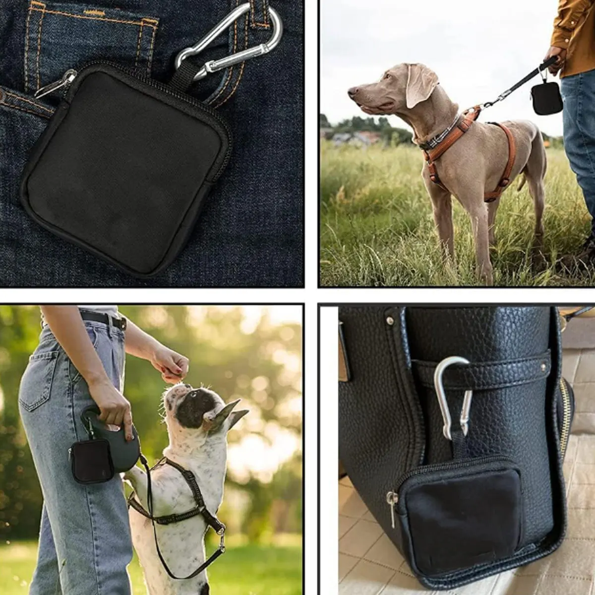 Bolsa para Petiscos de Cães com Clipe para Passeio - Image 4