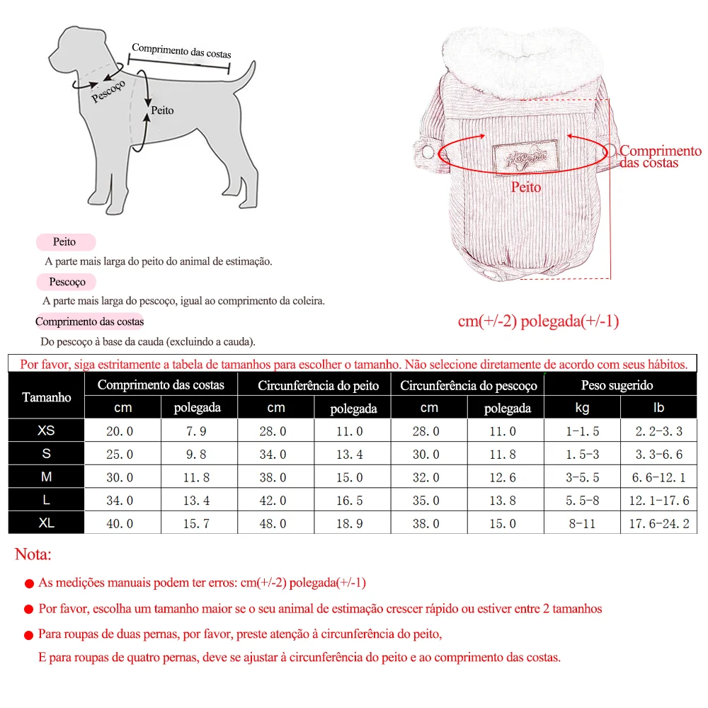 Jaqueta para Cães e Gatos de Lã com Forro Aconchegante - Image 6