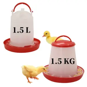 comedouro e bebedouro para aves