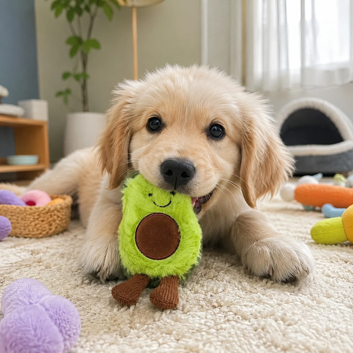 Brinquedo de Pelúcia para Cães Pequenos e Médios Lavável à Mão - Imagem 6