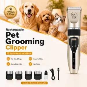 máquina de tosa pet usb recarregável