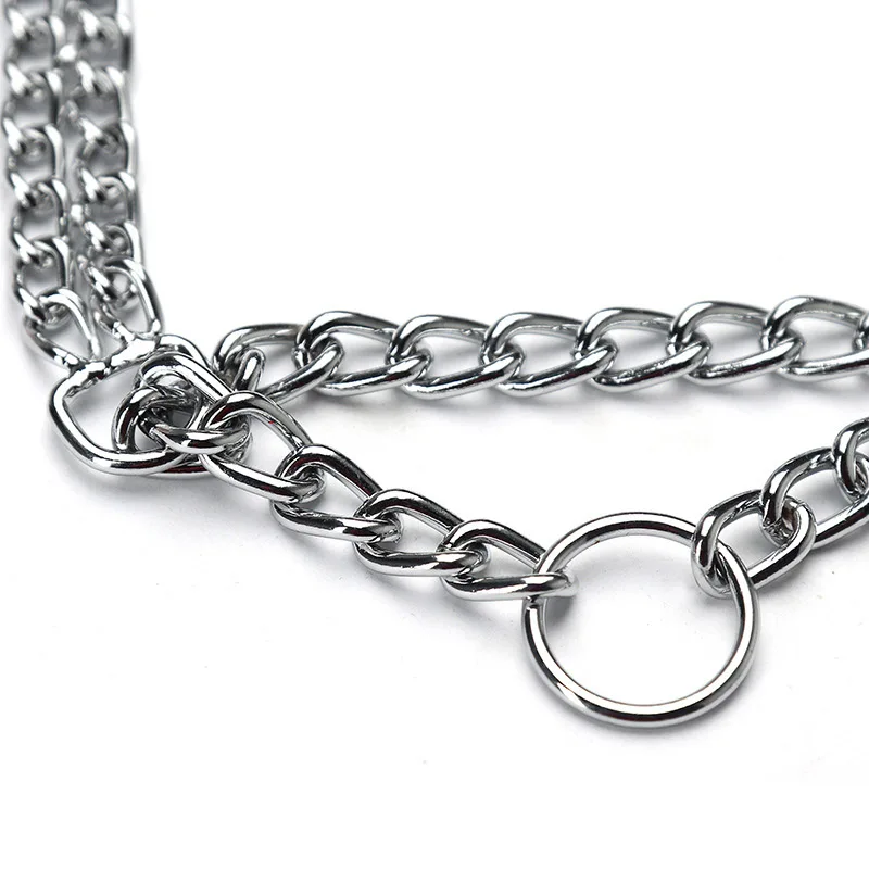 Coleira de Metal para Cães 35-70cm Ajustável para Treinamento - Imagem 5