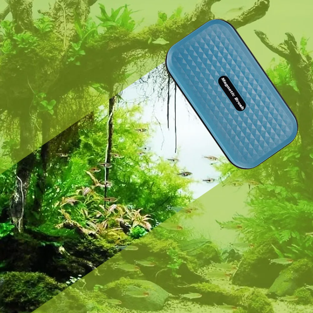 Limpador Magnético para Aquário com Raspador de Algas - Imagem 2