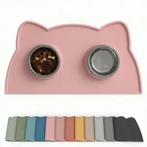 tapete de silicone para cães e gatos