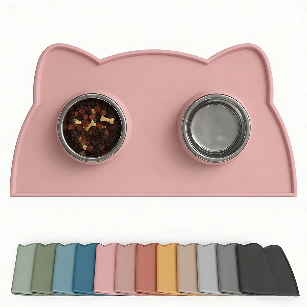 tapete de silicone para cães e gatos