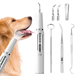 escova de dentes elétrica para cães e gatos