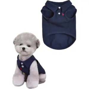 camisa polo para cães e gatos