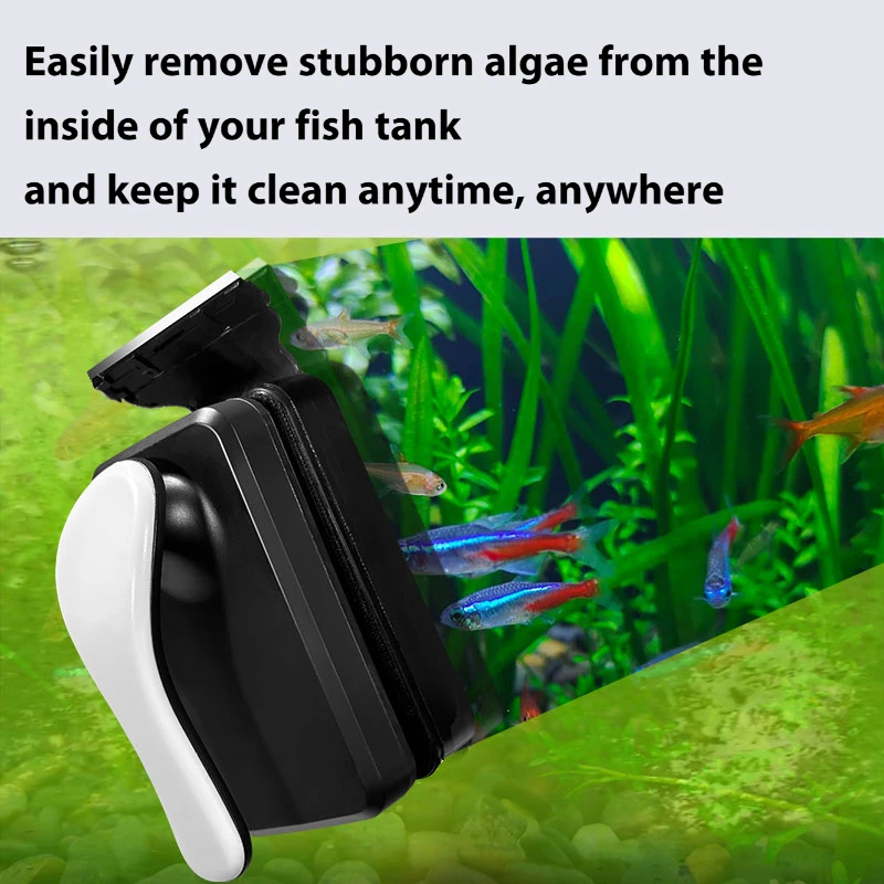 Escova Magnética para Aquário Flutuante Removedor de Algas - Imagem 5