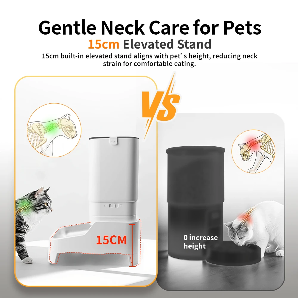 Furpipi Alimentador Automático para Cães e Gatos 4,5L com Câmera e App - Imagem 3