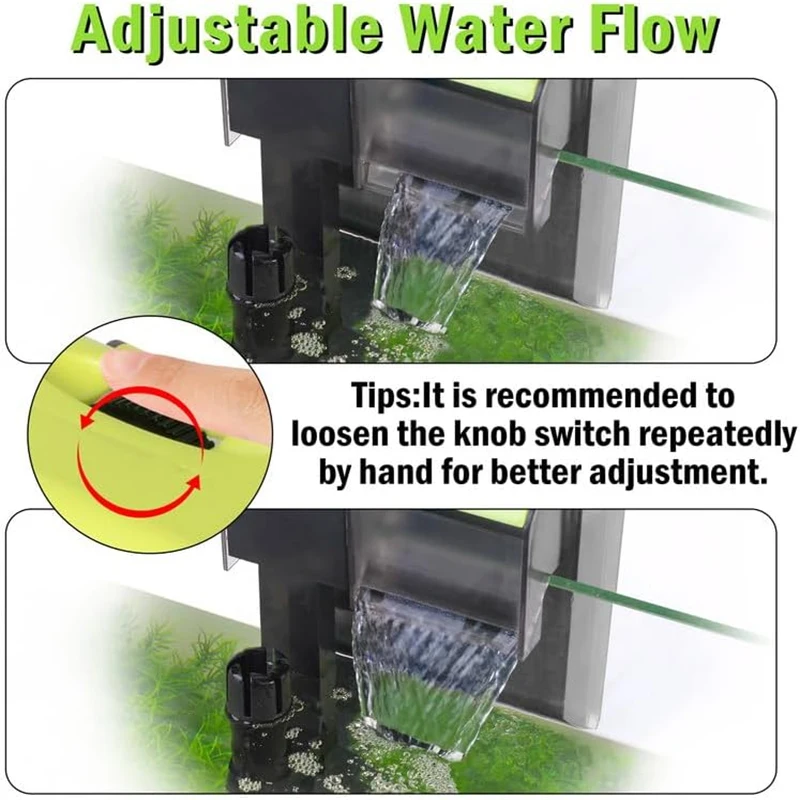 Filtro Cascata para Aquário 5 W com UV Integrado e Desmontagem Rápida - Imagem 4