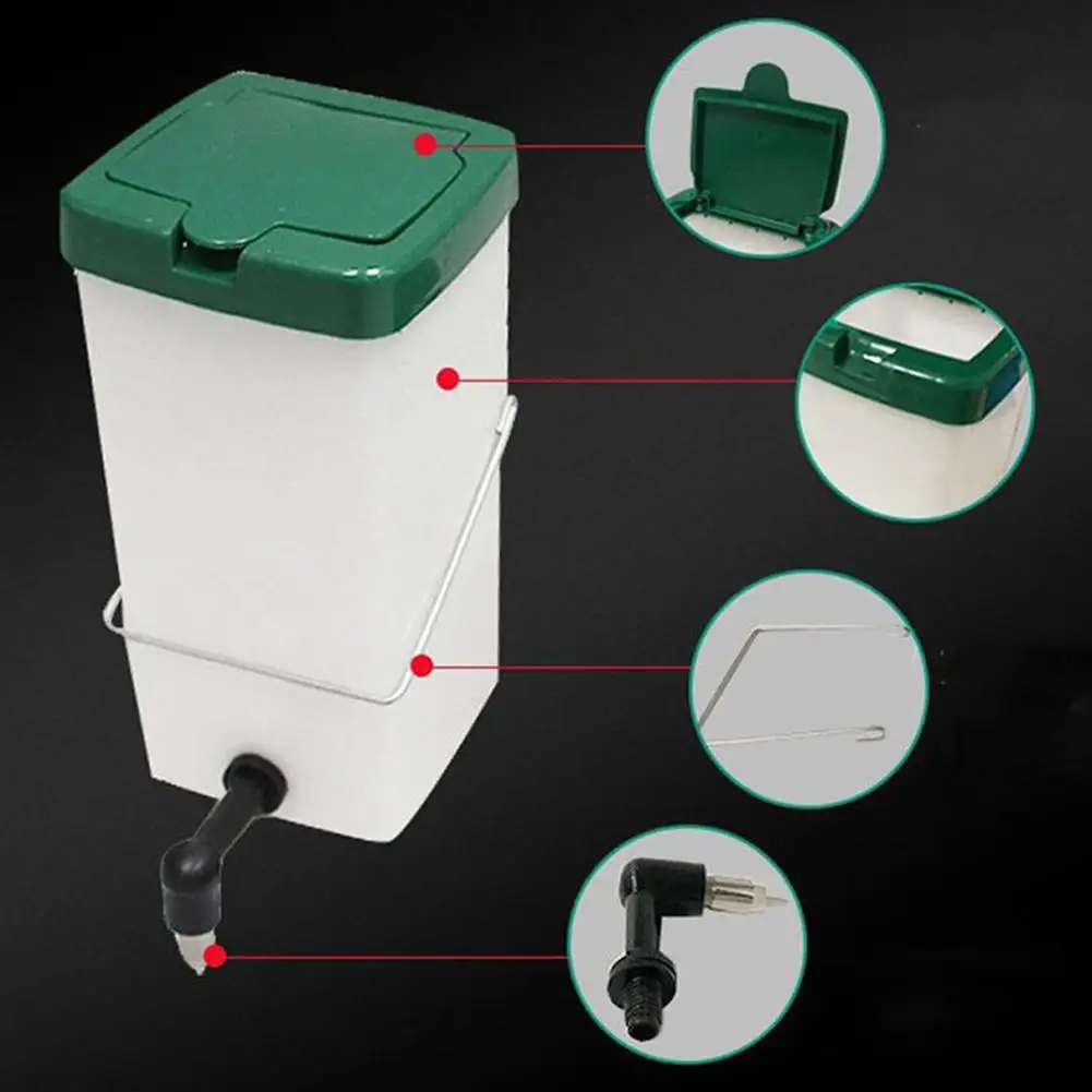 Bebedouro Suspenso para Coelhos e Roedores 500 ml com Bico Antivazamento - Imagem 2