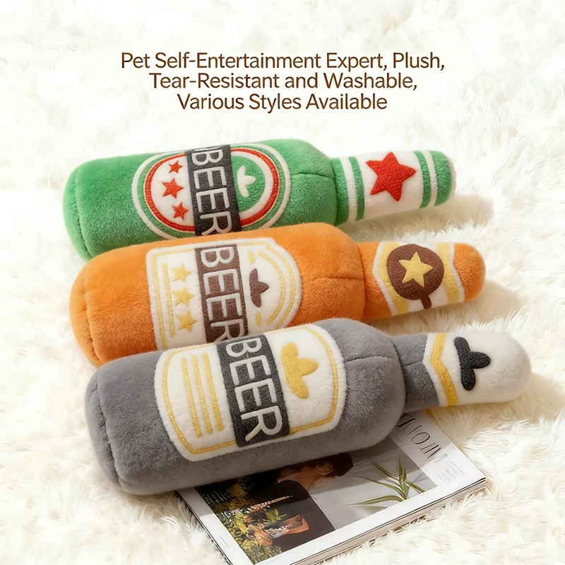 Brinquedo de Pelúcia para Cães com Apito Interativo - Imagem 4