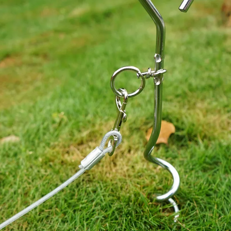 Estaca Parafuso de Aço para Cães com Cabo de 5m - Image 3