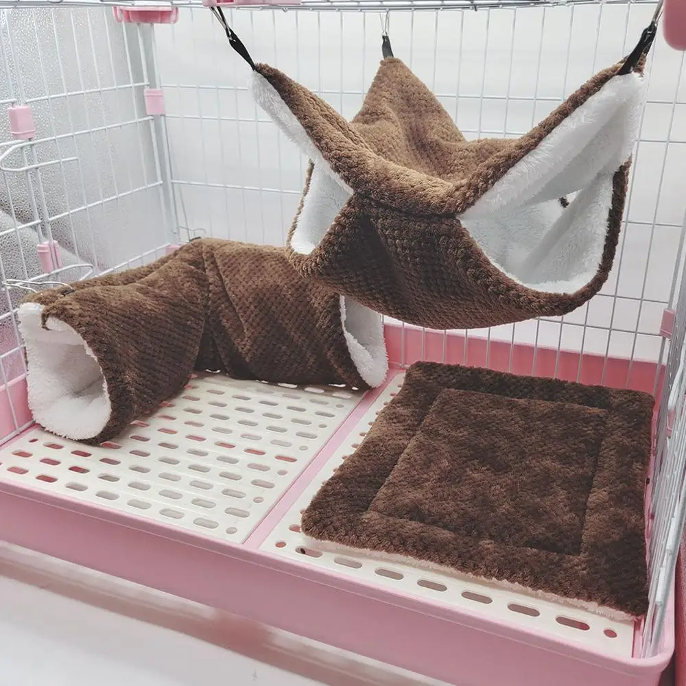 Rede para Hamster e Roedores de Pelúcia Dupla Lavável 20x20 cm - Imagem 4