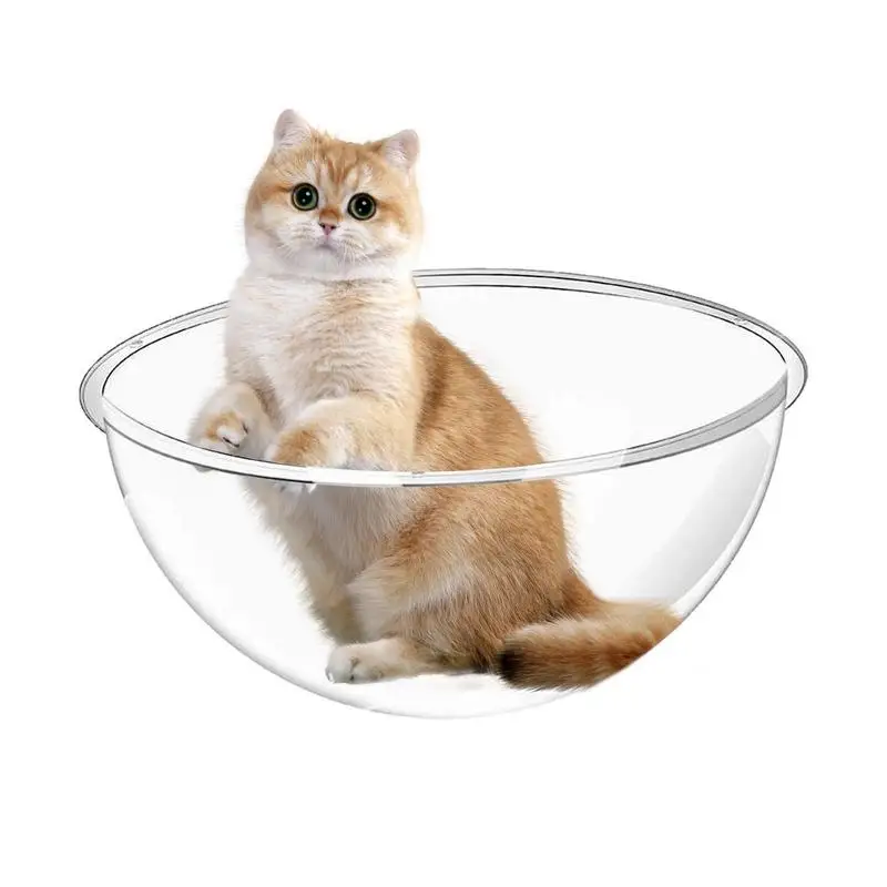 Cama Rede para Gatos de Acrílico Transparente Antirrisco - Imagem 2
