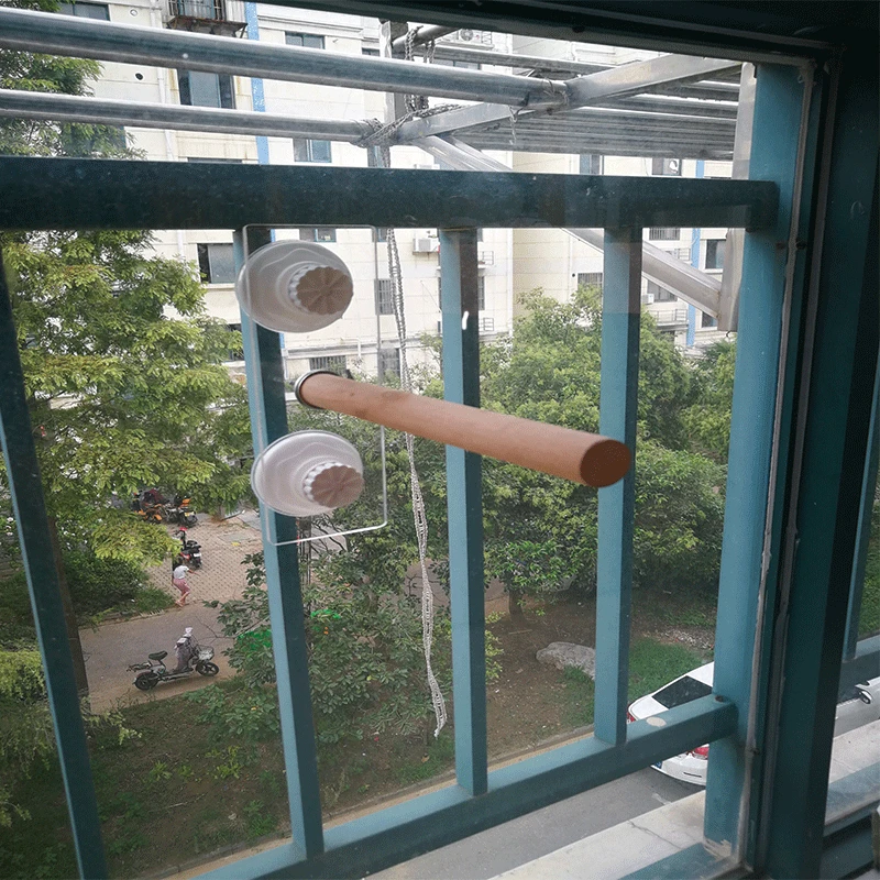 Poleiro de Madeira para Pássaros com Encaixe na Gaiola - Imagem 5