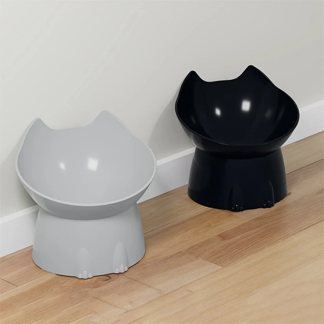 Tigela Elevada para Gatos com Borda Inclinada Anti-Tombamento - Imagem 6
