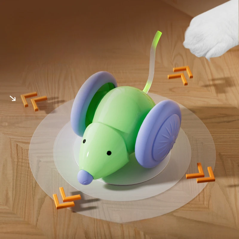 Brinquedo Elétrico para Gatos com Rato Recarregável USB - Imagem 4