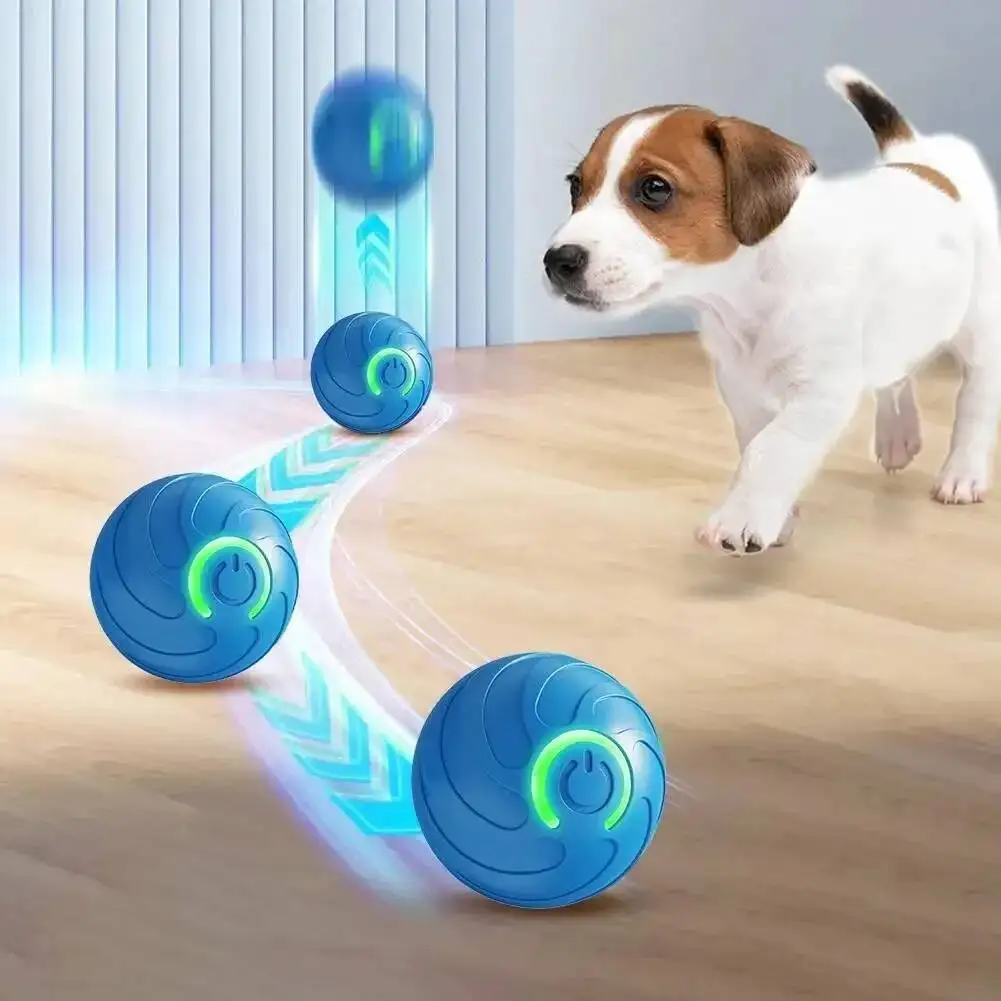 Brinquedo Bola Eletrônica Interativa para Cães e Gatos Recarregável USB - Imagem 5