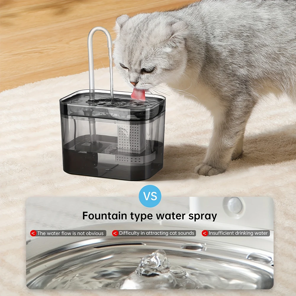 fonte de água para gatos com filtro