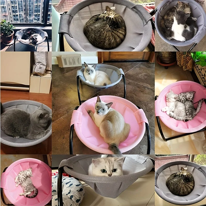 Cama de Rede para Gatos Respirável em Cores Variadas - Imagem 5